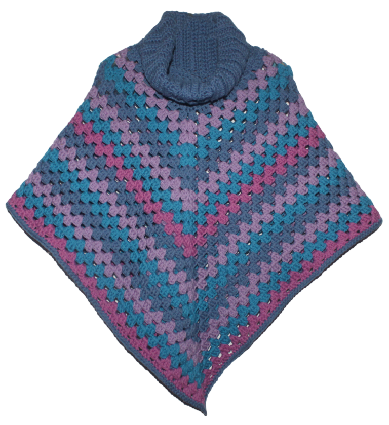 Practically Perfect Poncho Free Crochet Pattern